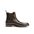 Wingtip Chelsea Boots - Dark Brown - Men