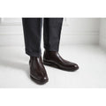 Wingtip Chelsea Boots - Dark Brown - Men