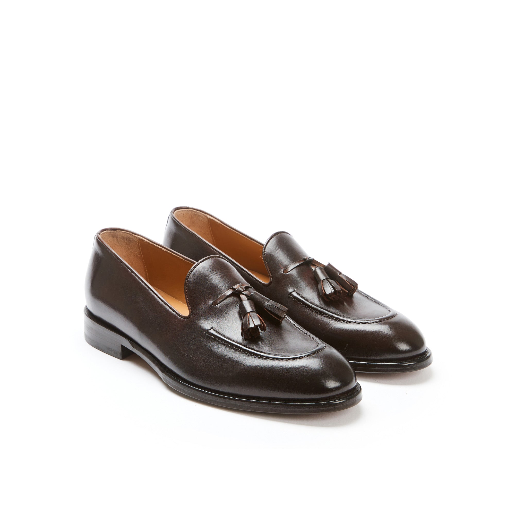 Tassel Loafers - Dark Brown - Men