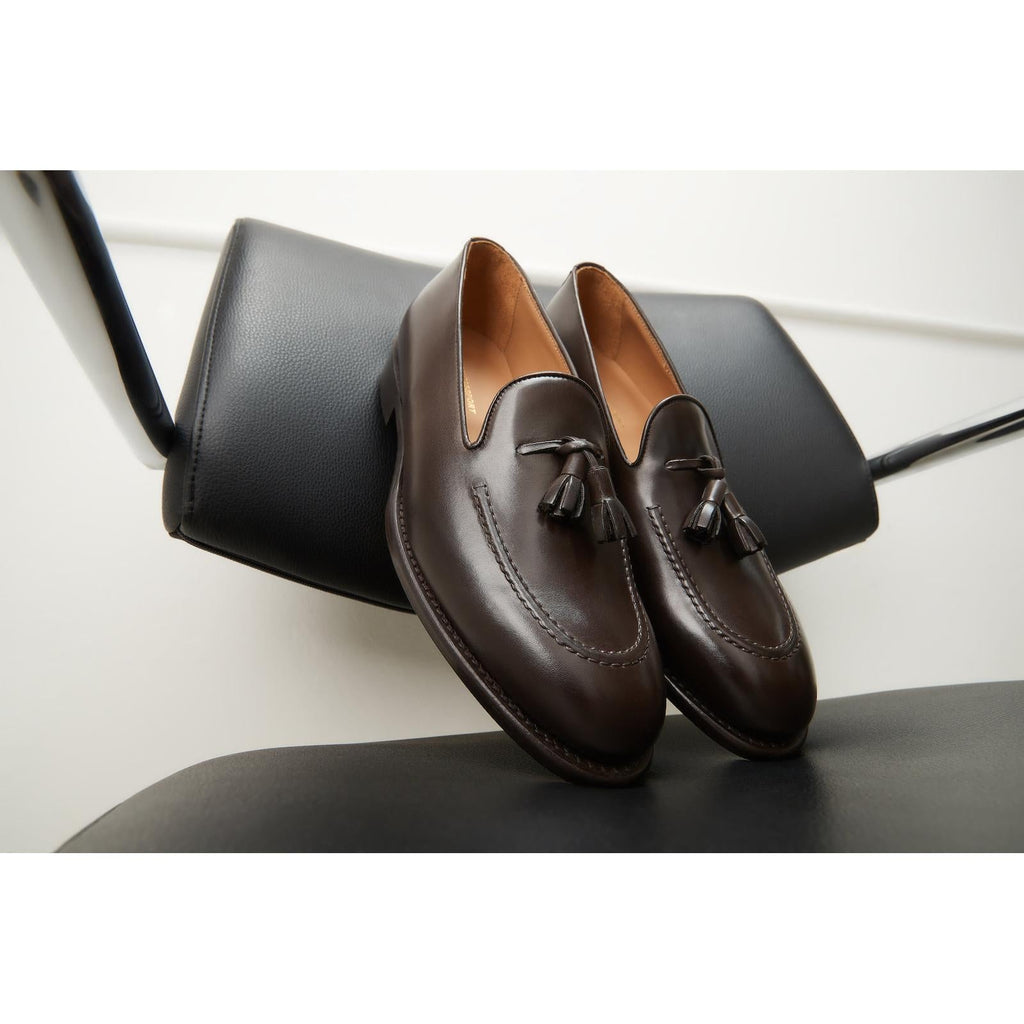 Tassel Loafers - Dark Brown - Men