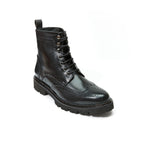 Botines Derby Wingtip - Negro - Hombre