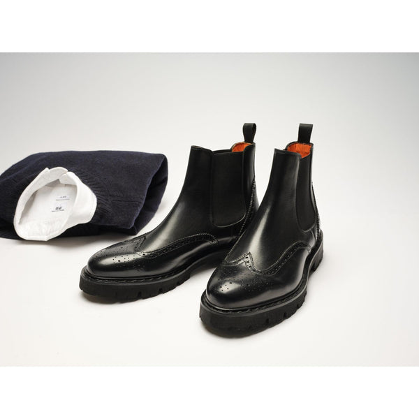 Bottines Chelsea À Bout D'Aile - Noir - Homme