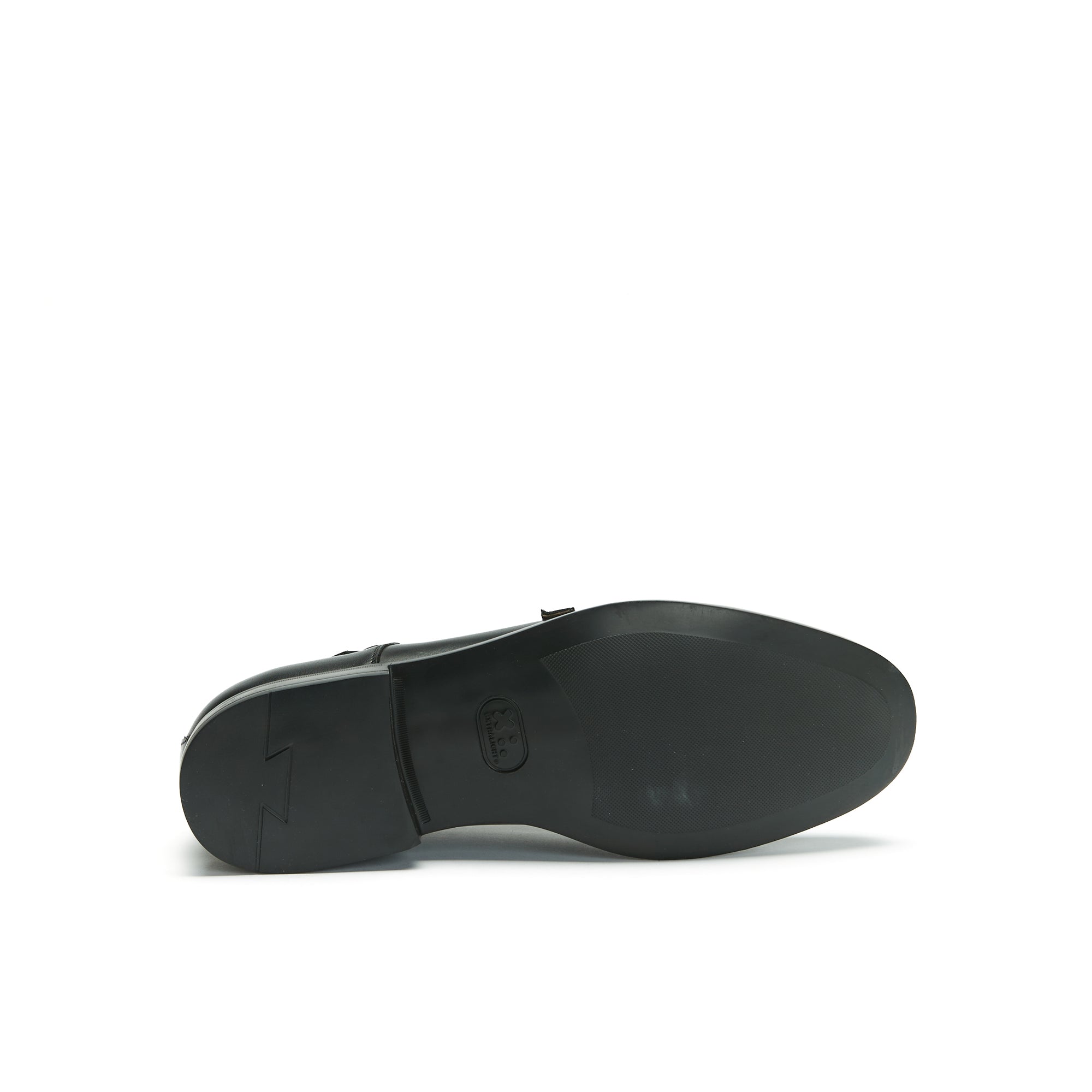 Monk Strap Bout Droit - Noir - Homme