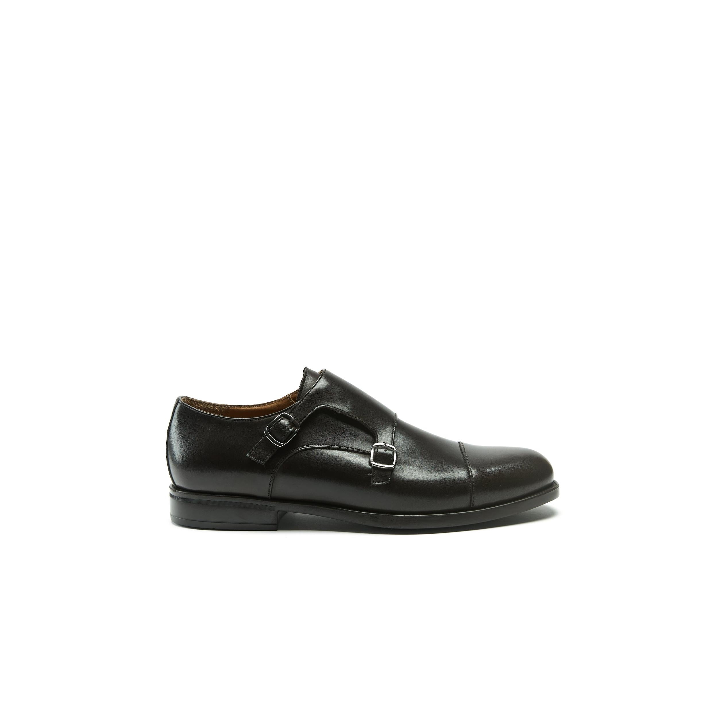 Monk Strap Bout Droit - Marron Foncé - Homme