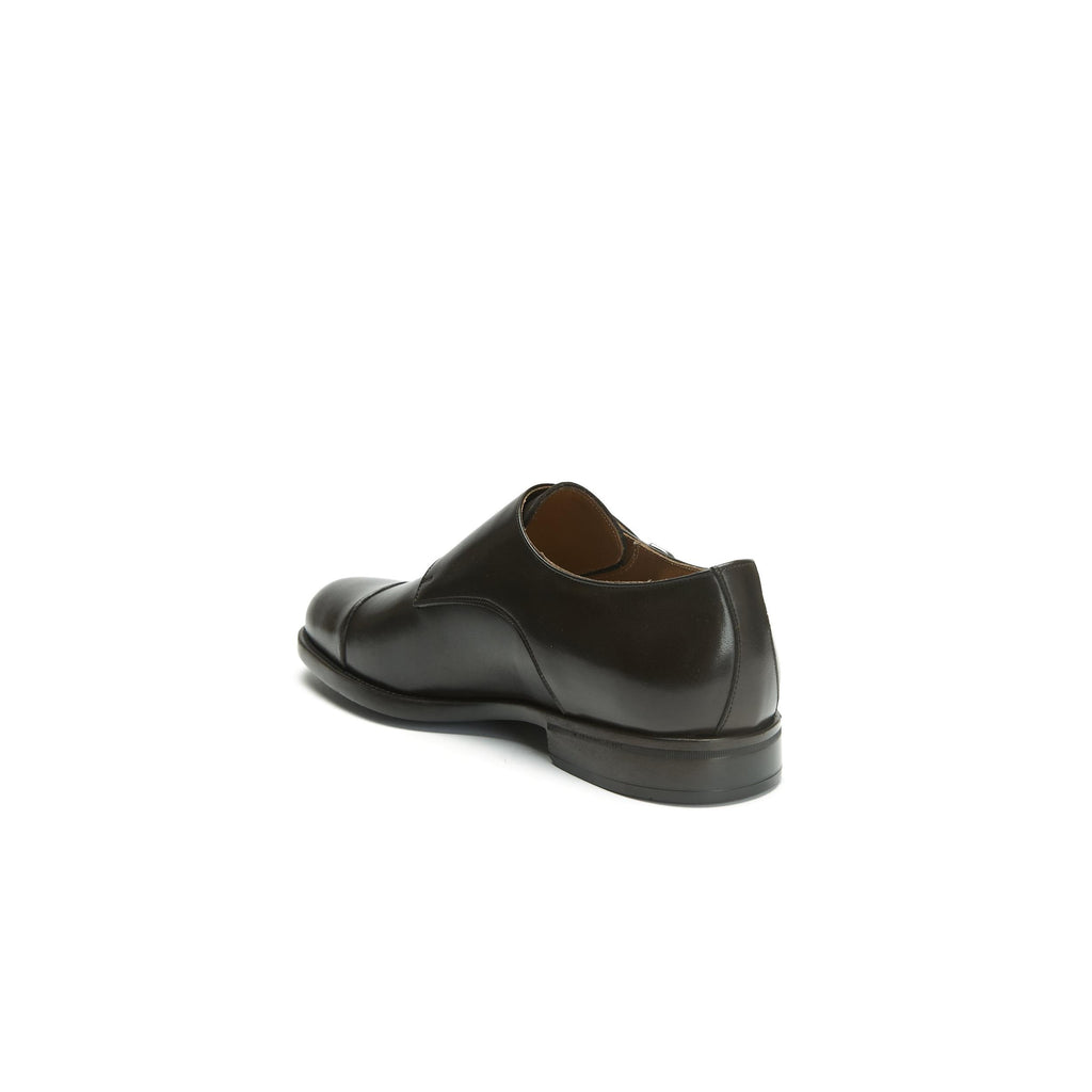 Monk Strap Bout Droit - Marron Foncé - Homme