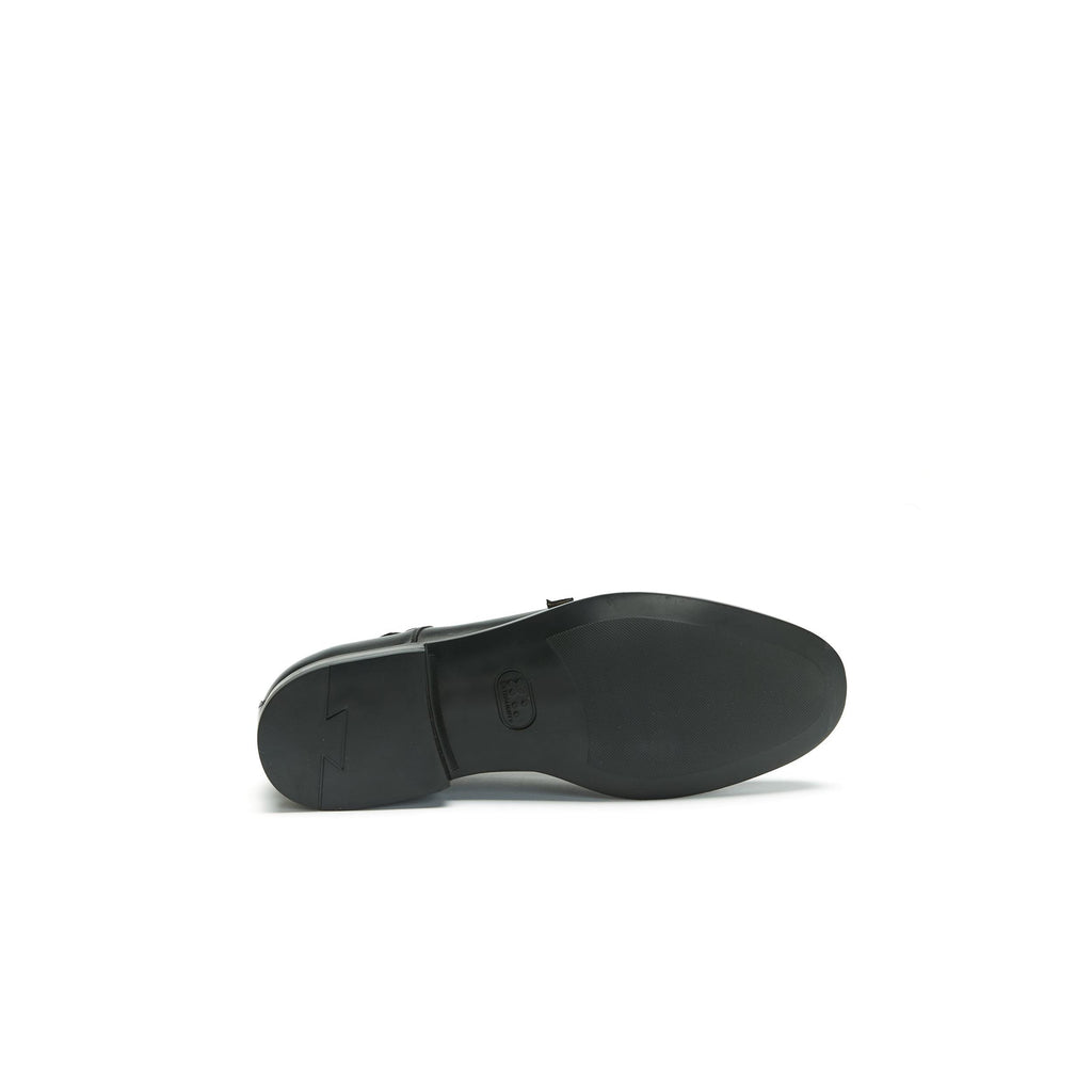 Monk Strap Bout Droit - Marron Foncé - Homme