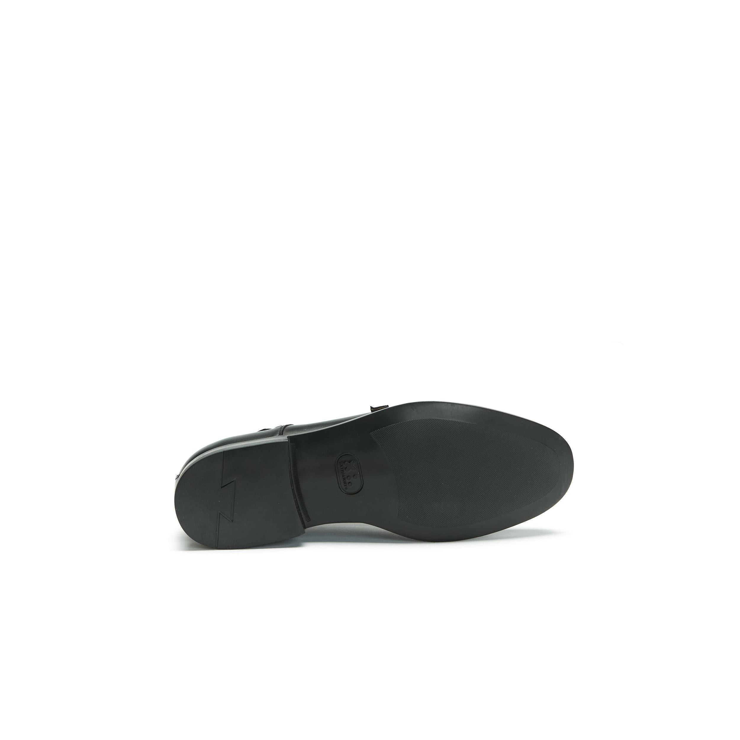 Monk Strap Bout Droit - Marron Foncé - Homme