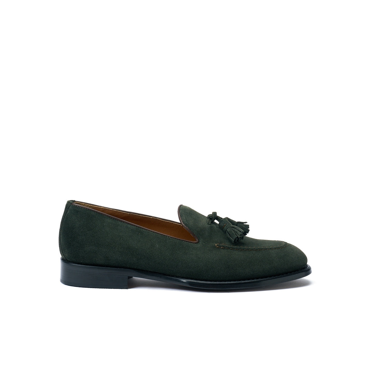 Mocassins À Pompom - Vert Forêt - Homme