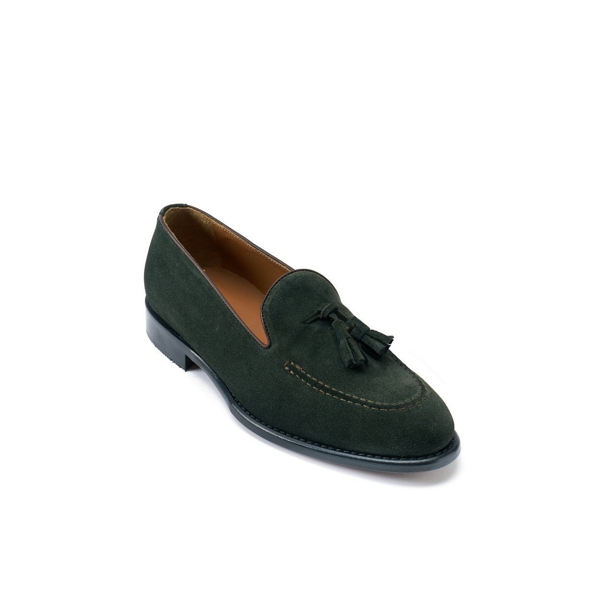 Mocassins À Pompom - Vert Forêt - Homme