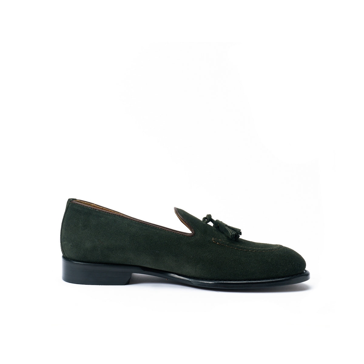 Mocassins À Pompom - Vert Forêt - Homme