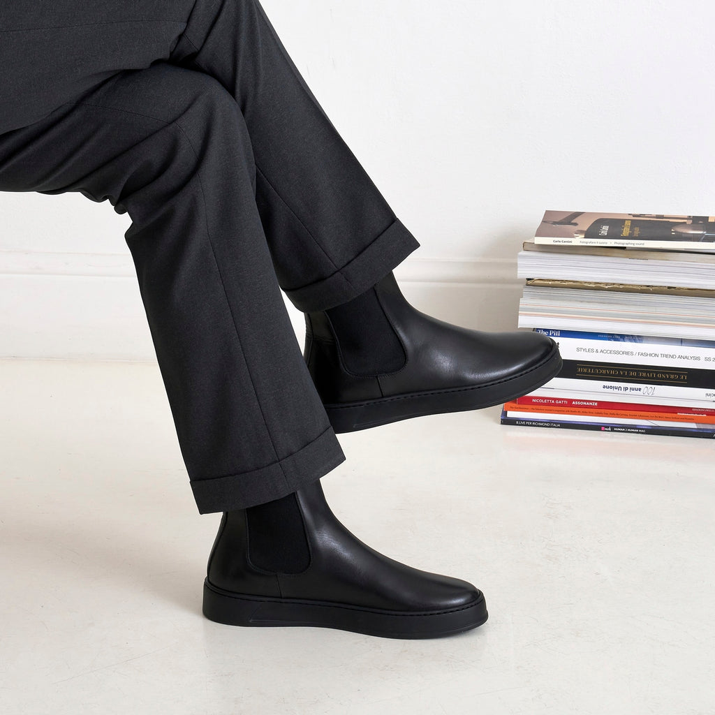 Botines Chelsea - Negro - Hombre
