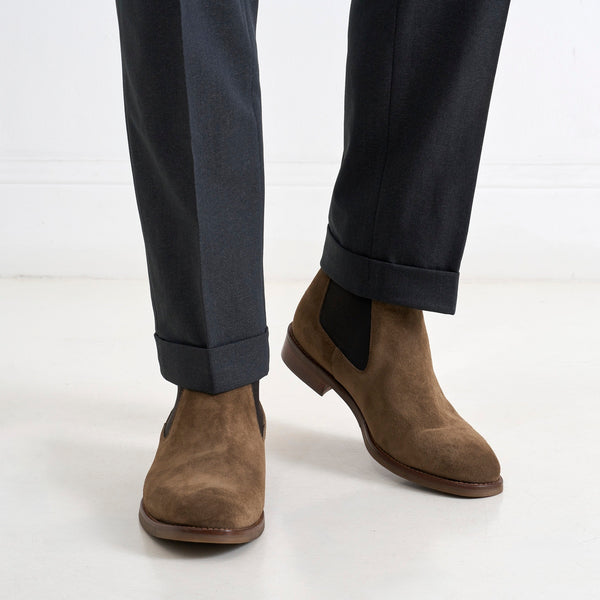 Bottines Chelsea - Taupe - Homme