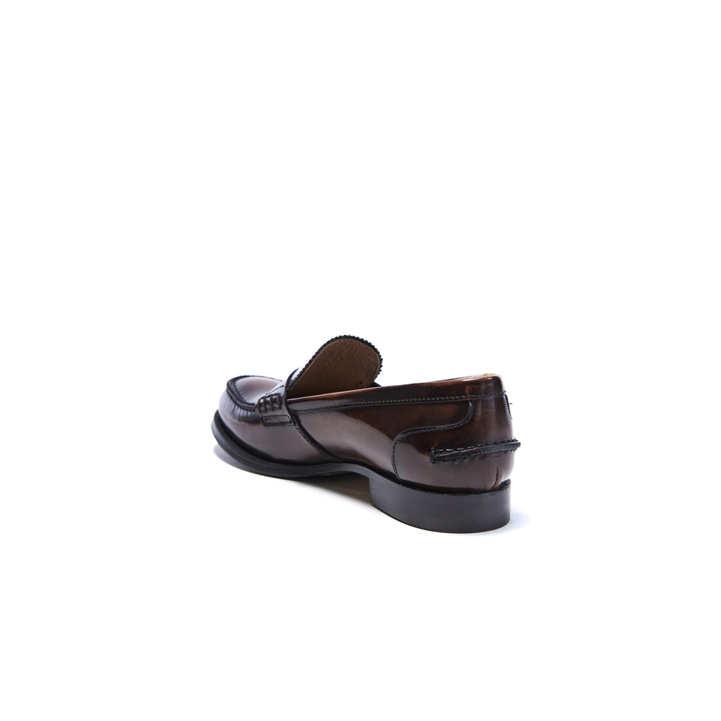 British Passport - Penny Loafers - Dark Brown - Women's