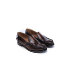 British Passport - Penny Loafers - Dark Brown - Women's