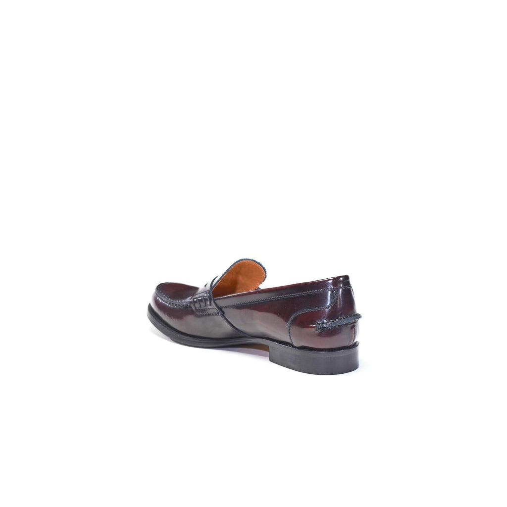 British Passport - Penny Loafers - Burgundy - Women's