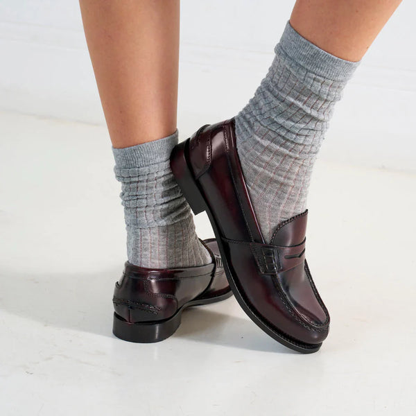 Mocassins Penny - Bordeaux - Femme