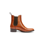 Chelsea Boots With Straight Toe - Tanned Brown - Women