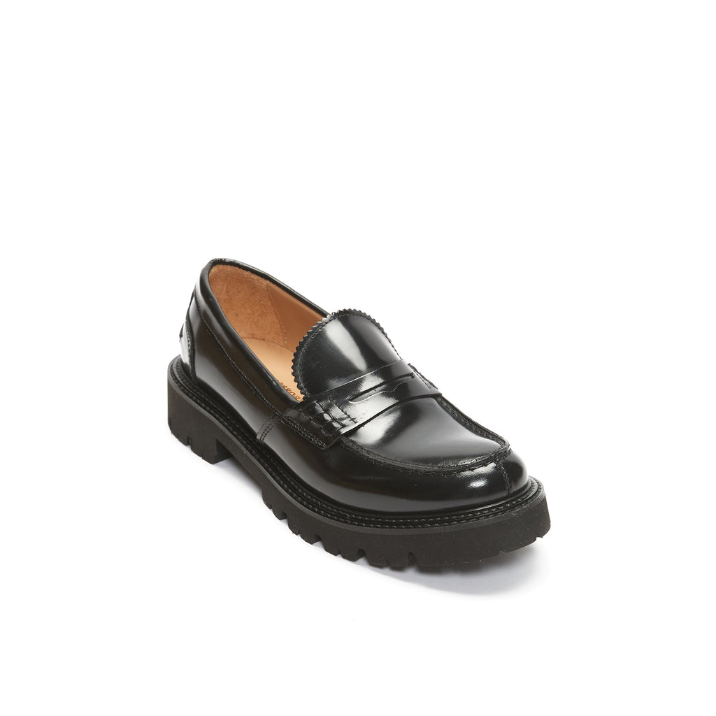 British Passport - Penny Loafers - Black - Women