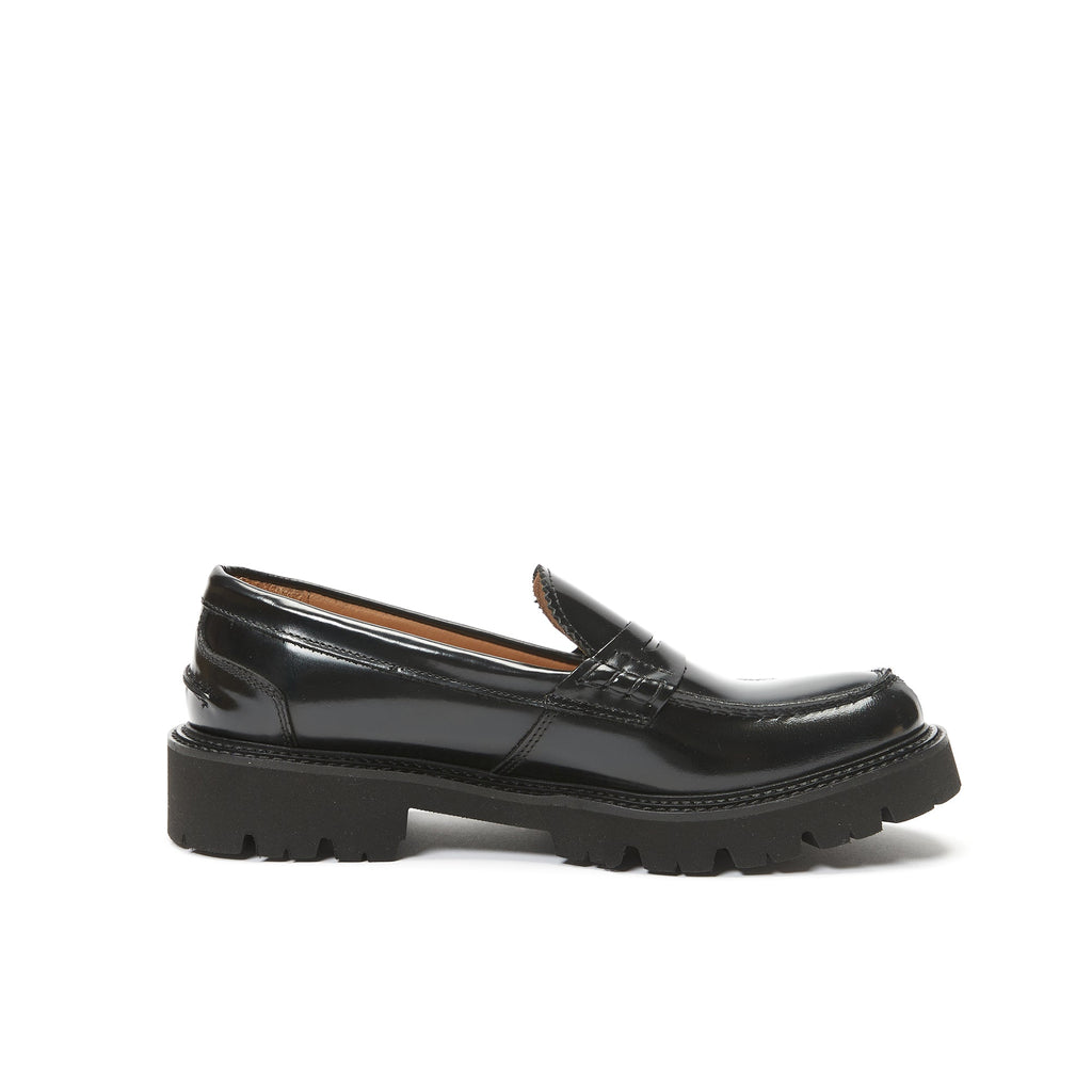 British Passport - Penny Loafers - Black - Women