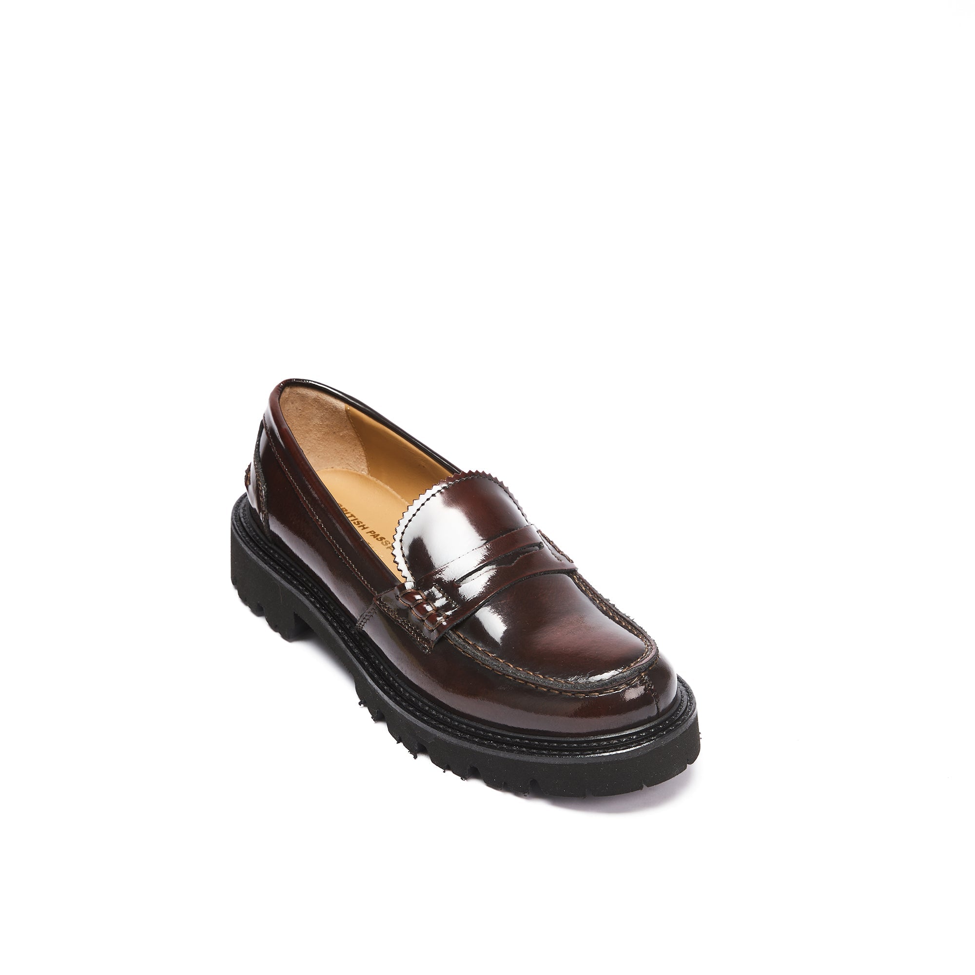 Penny Loafers - Burgundy - Women