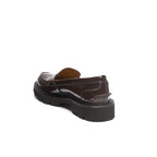 Penny Loafers - Burgundy - Women