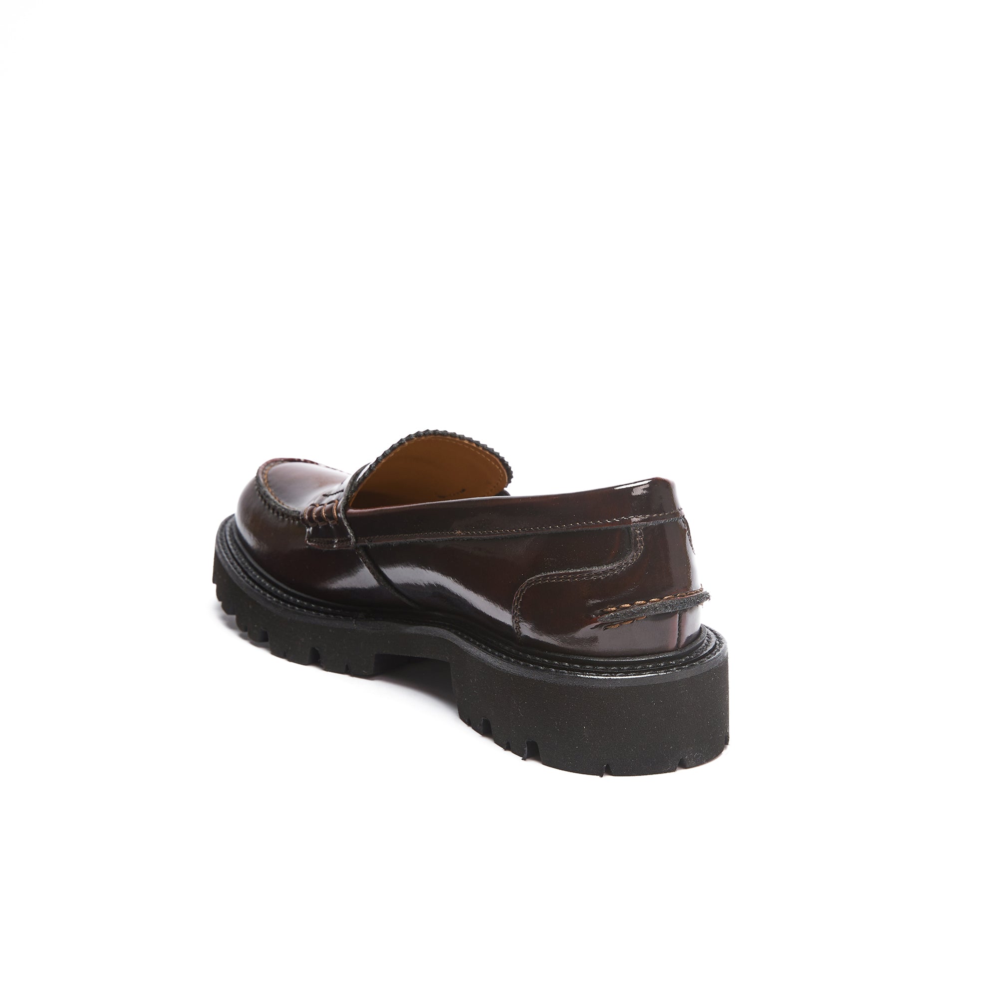 Penny Loafers - Burgundy - Women