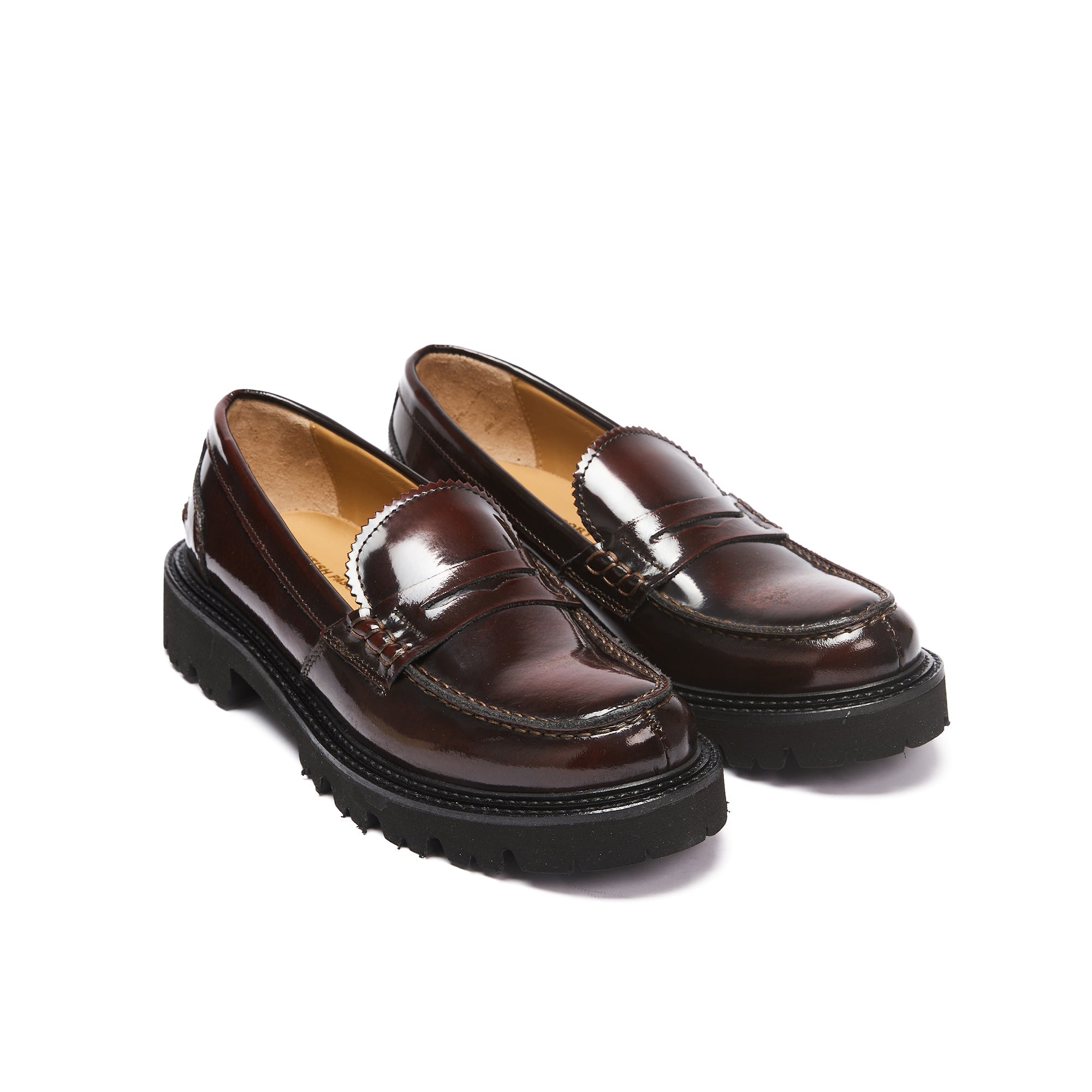 Penny Loafers - Burgundy - Women