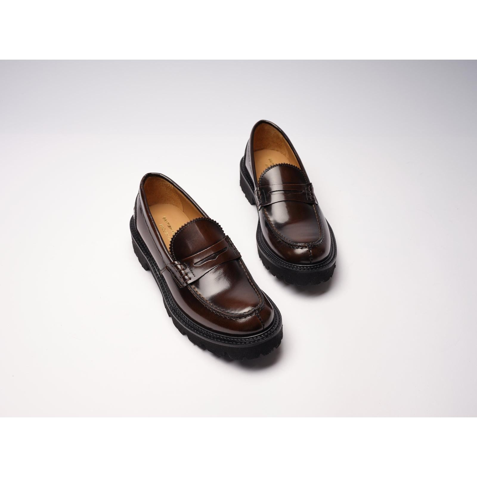 Penny Loafers - Burgundy - Women
