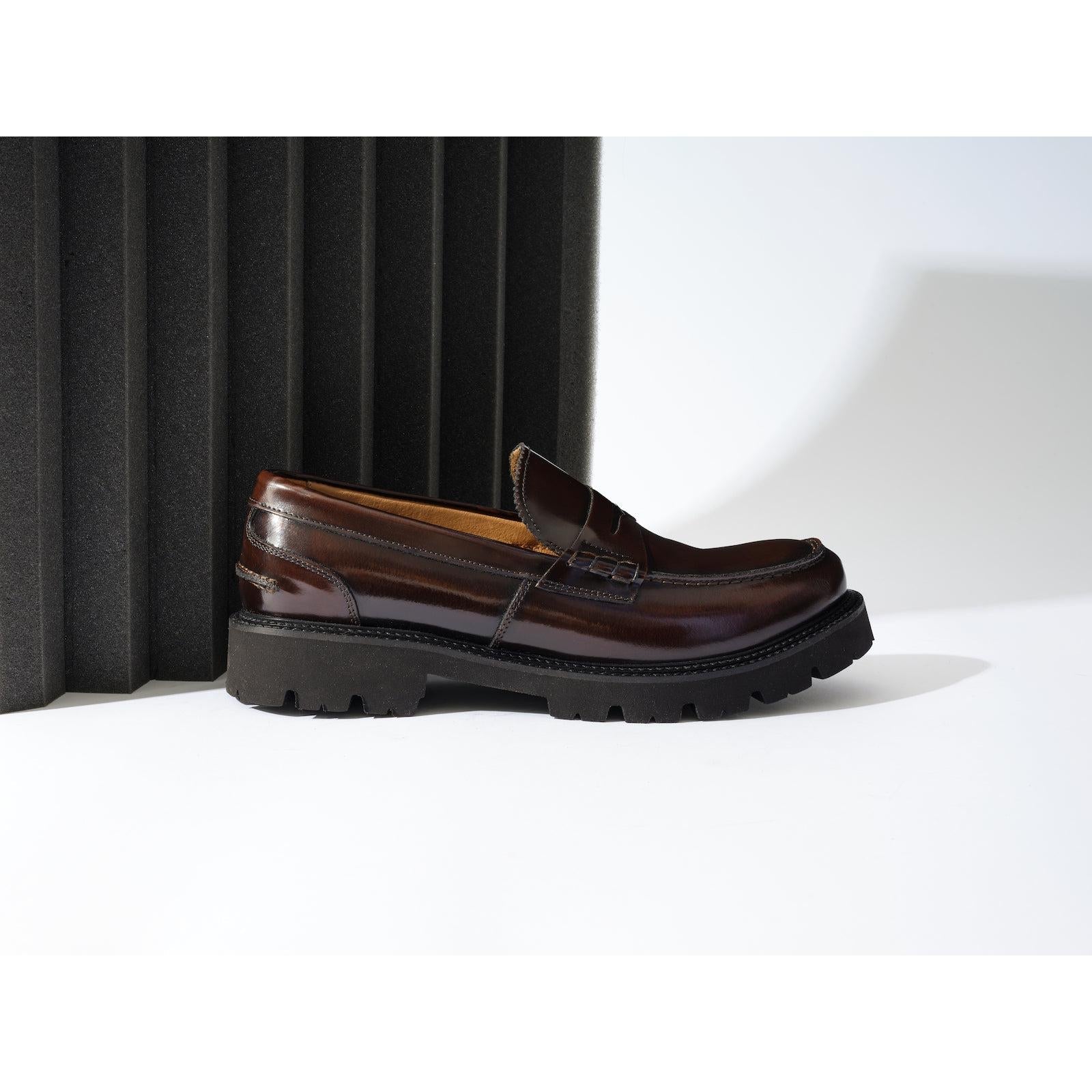 Penny Loafers - Burgundy - Women