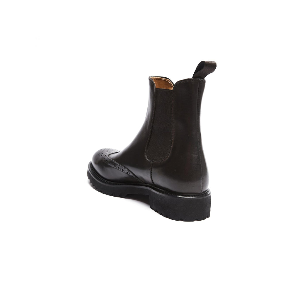 Bottines Chelsea À Bout D'Aile - Marron Foncé - Femme