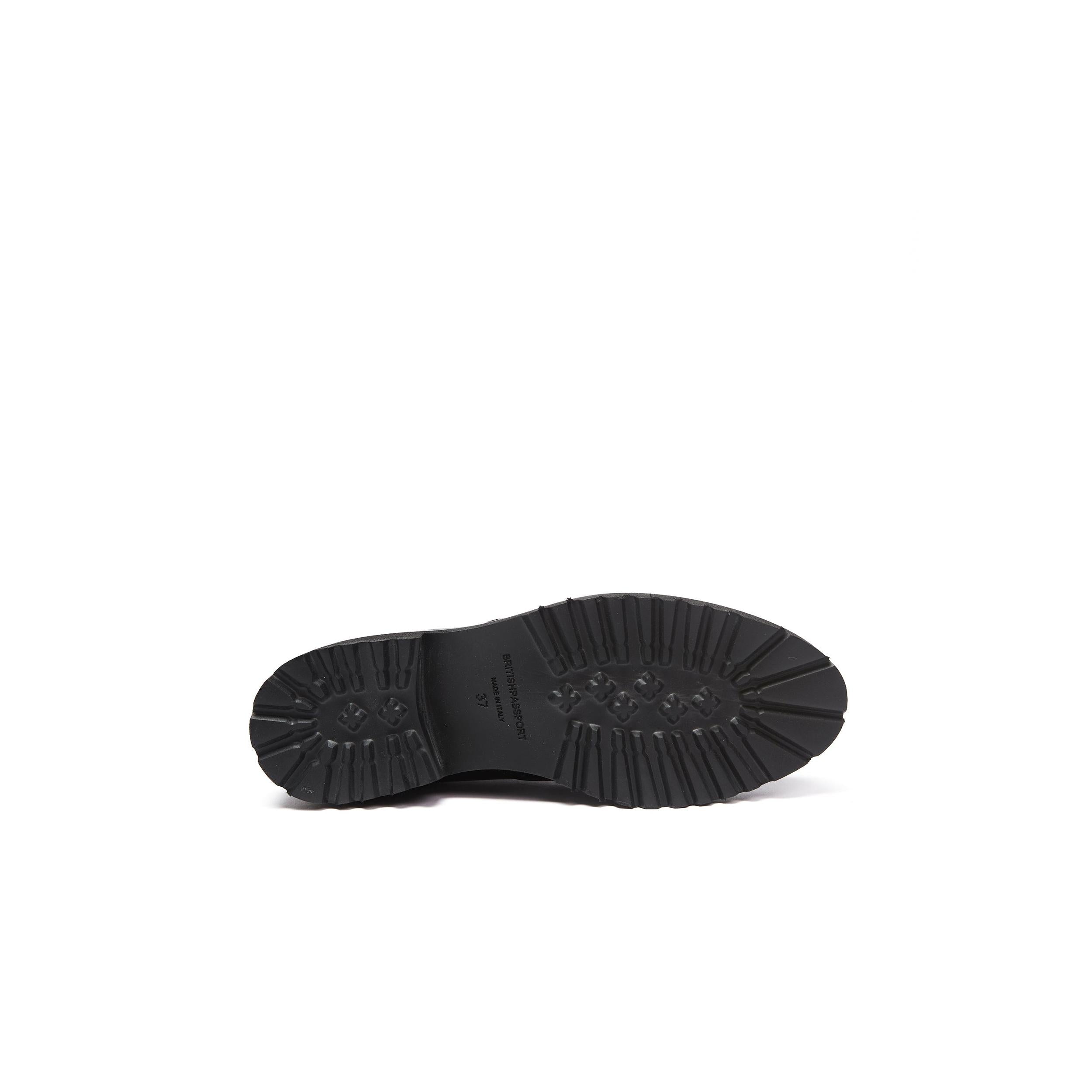 British Passport - Wingtip Chelsea Boots - Dark Brown - Women