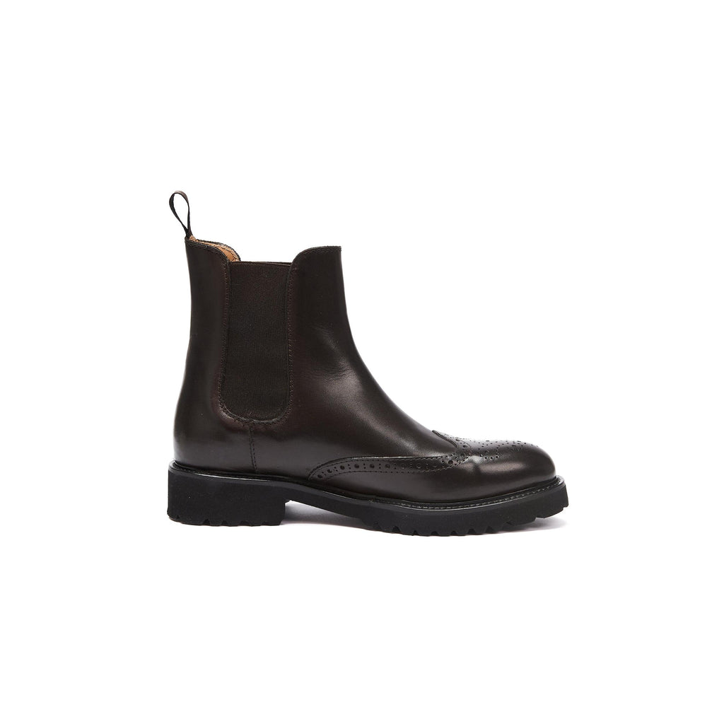 Bottines Chelsea À Bout D'Aile - Marron Foncé - Femme