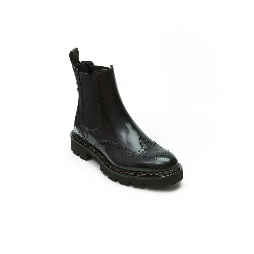 Bottines Chelsea À Bout D'Aile - Noir - Femme