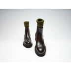 Botas Chelsea Wingtip - Marrón oscuro - Mujer