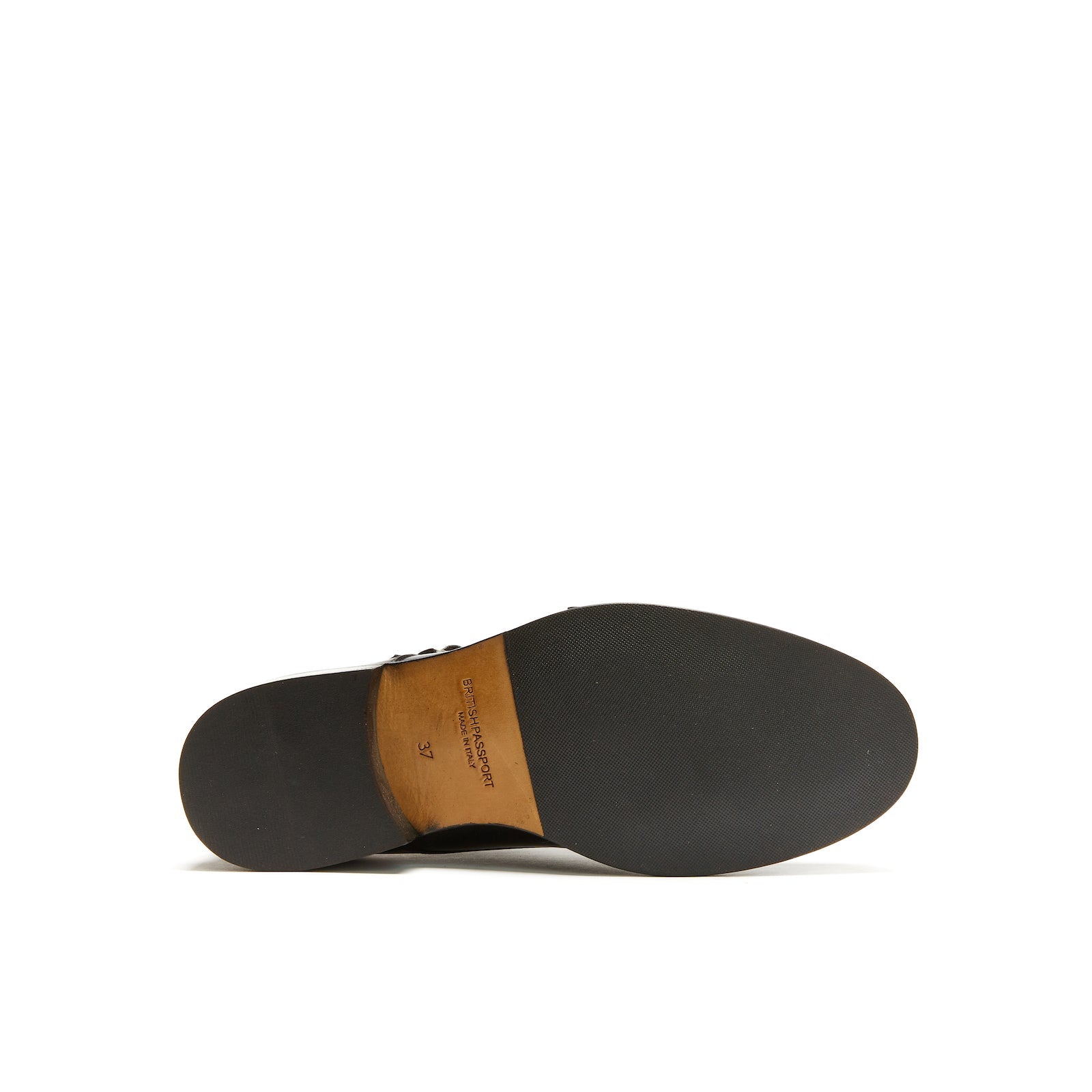 Monk Strap Bout Droit - Noir - Femme
