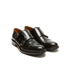Monk Strap Bout Droit - Noir - Femme