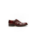 Monk Strap Bout Droit - Bordeaux - Femme