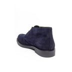 Navy Blue Chukka Boots - Men