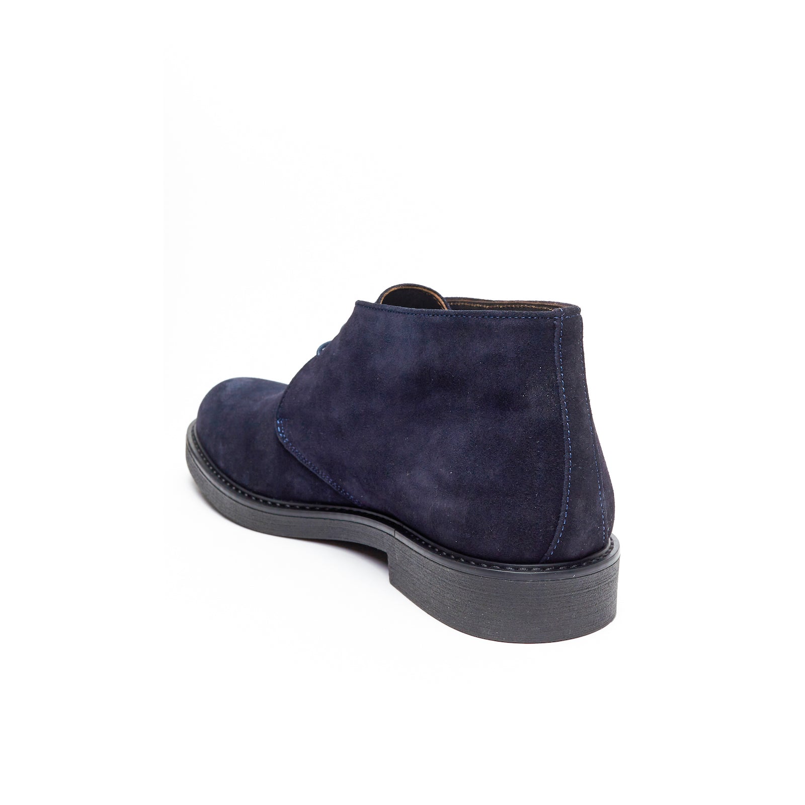Navy Blue Chukka Boots - Men