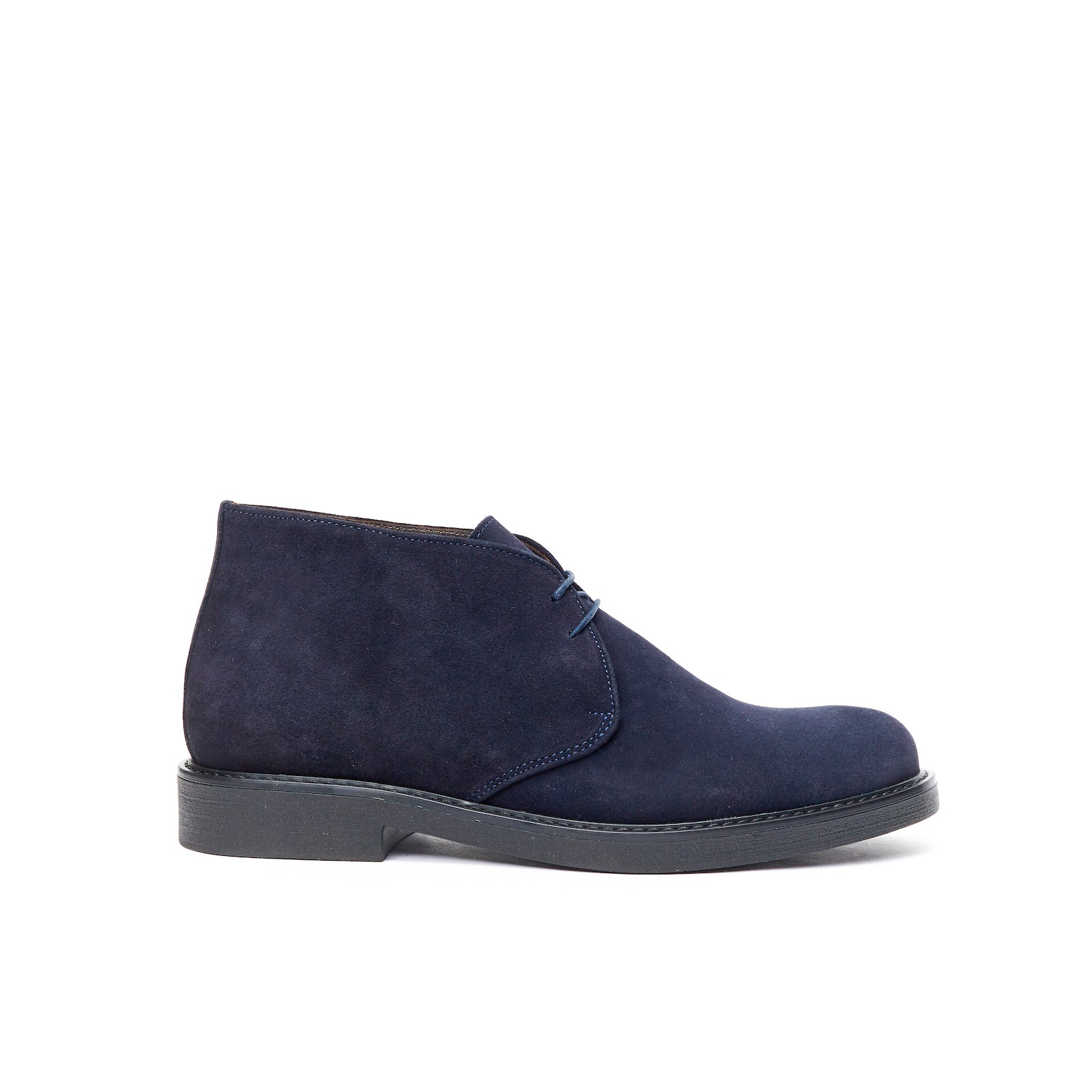 Navy Blue Chukka Boots - Men
