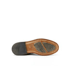 Botines Derby De Punta Recta - Marrón Caoba - Hombre
