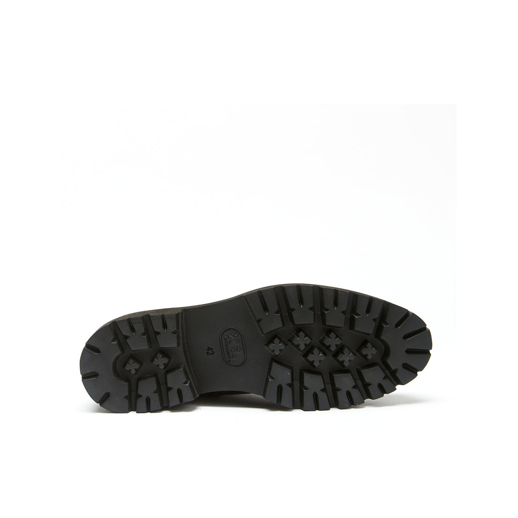 Bottines Derby À Bout Droit - Noir - Homme