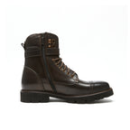 Bottines À Bout Droit - Marron Foncé - Homme