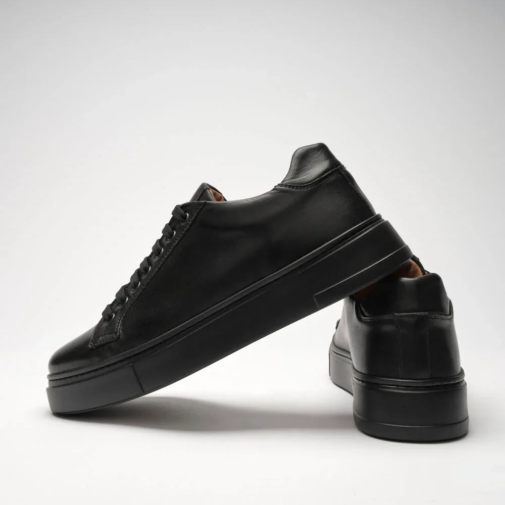 Baskets À Lacets Classiques - Noir - Homme