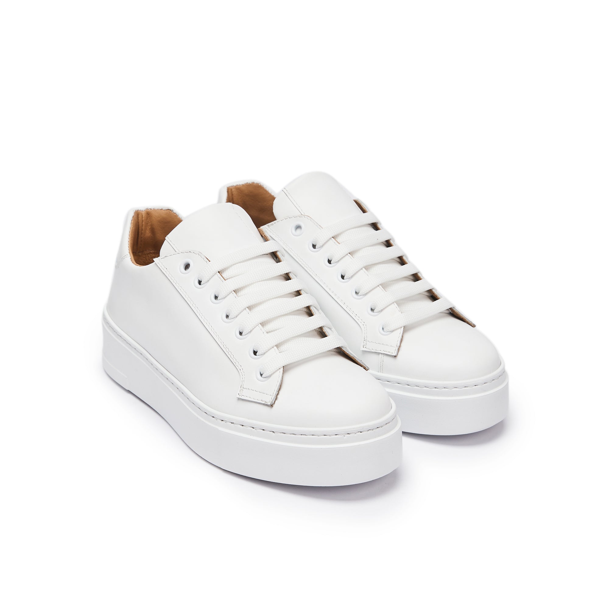 Zapatillas clásicas con cordones - Blanco - Hombre
