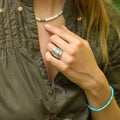 Bague Tezcacoatl Argent Massif