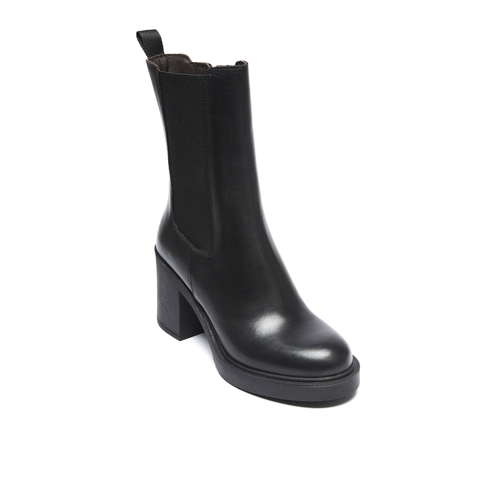 Bottines Chelsea À Talon - Noir - Femme