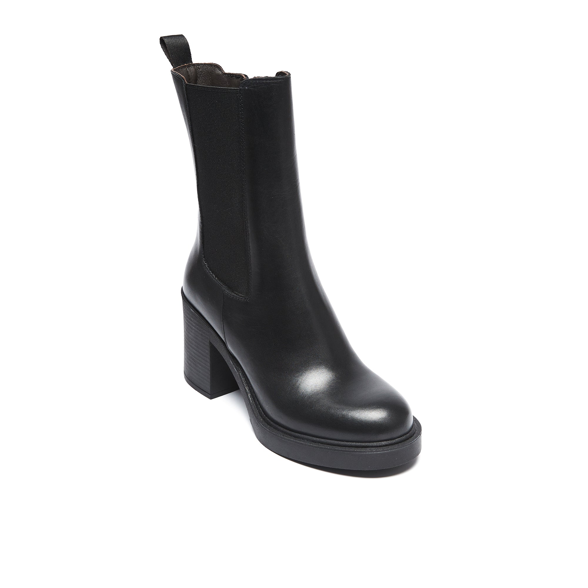 Bottines Chelsea À Talon - Noir - Femme
