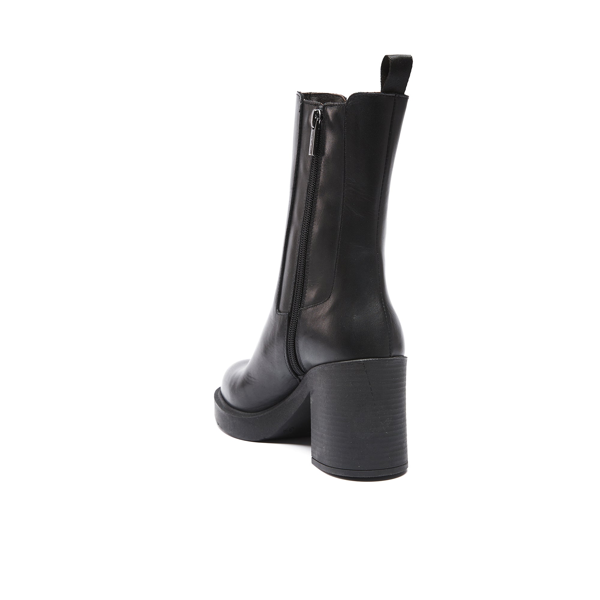 British Passport - Heeled Chelsea Boots - Black - Women