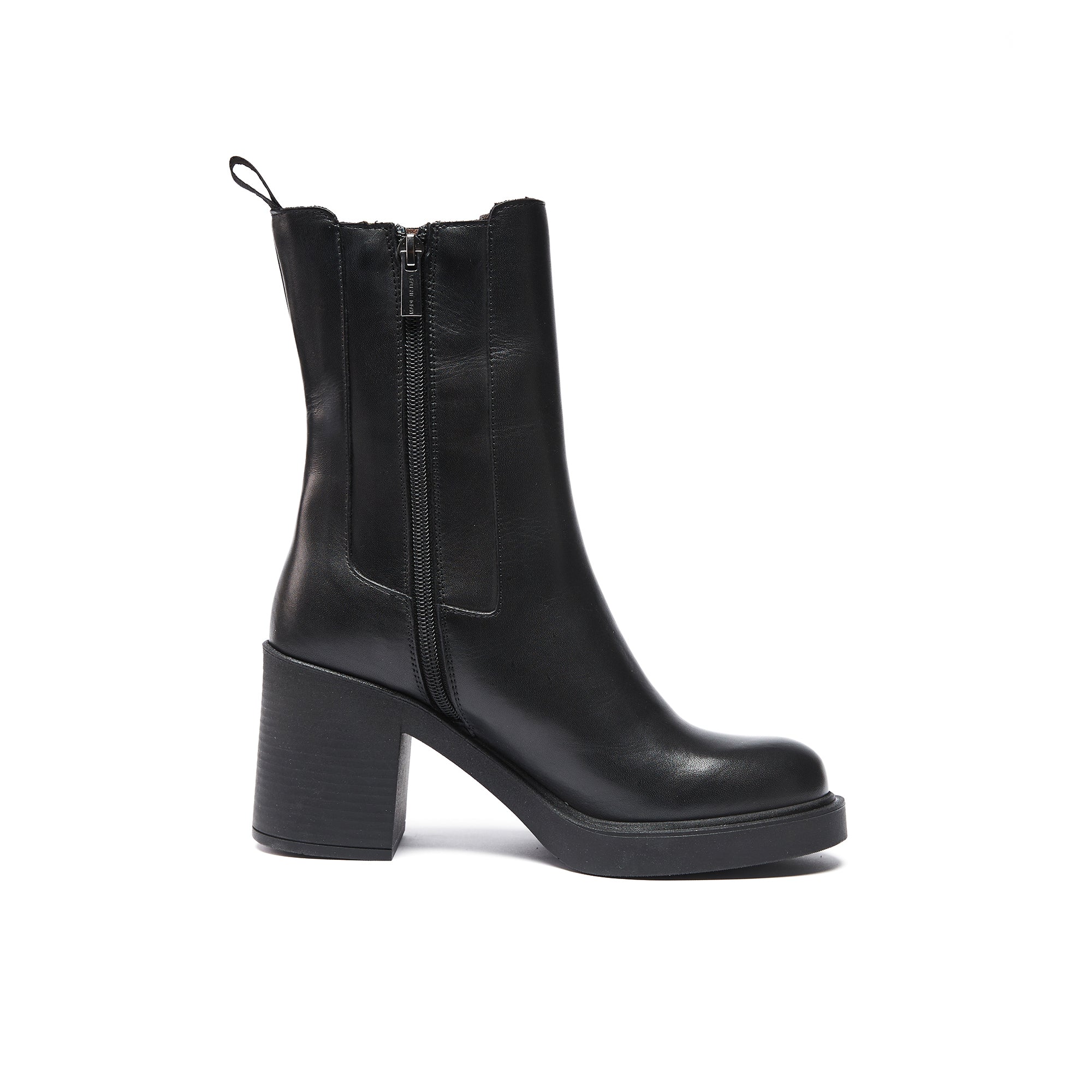 Bottines Chelsea À Talon - Noir - Femme